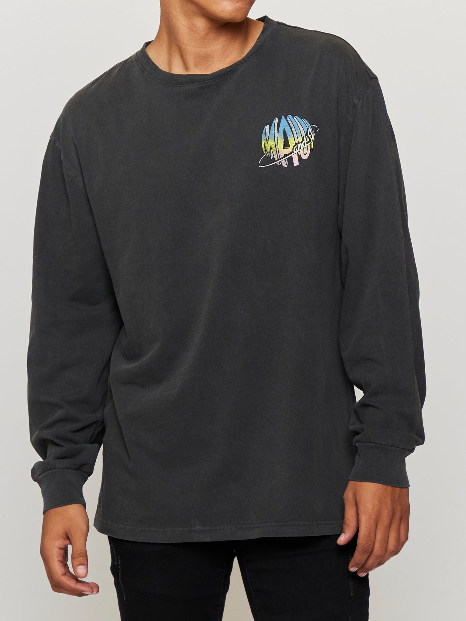 Maui and Sons Global maglia manica lunga phantom cotone