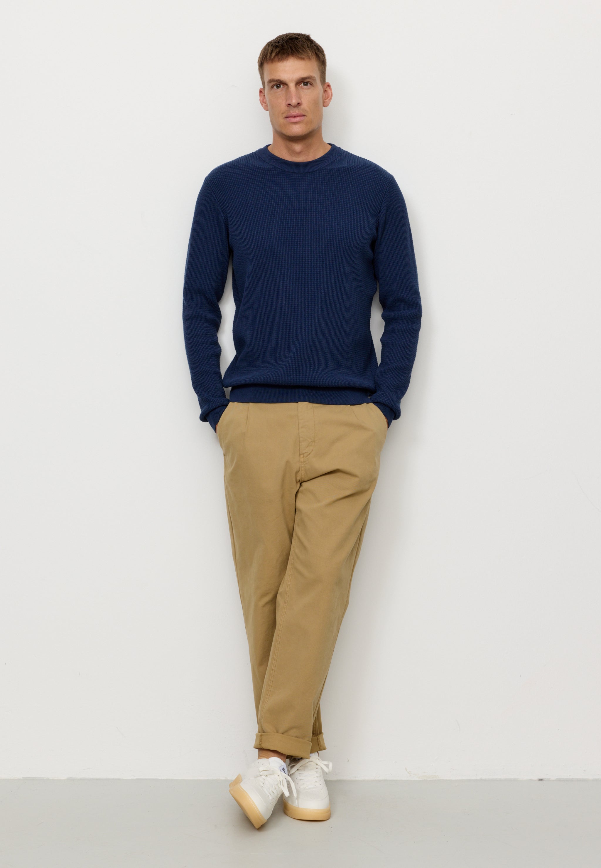 Recolution Lupin maglione cotone bio blu navy