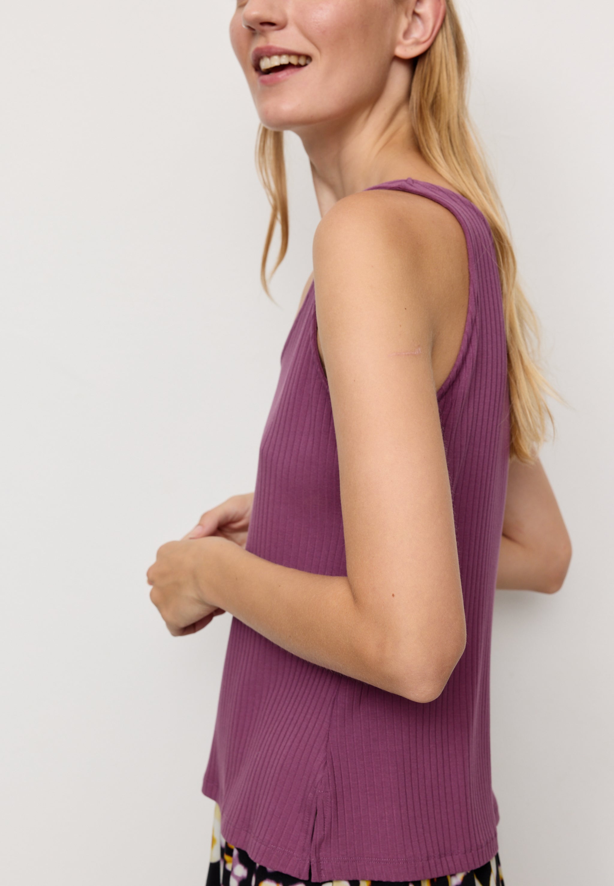 Recolution Tonina top donna dark tulip viscosa
