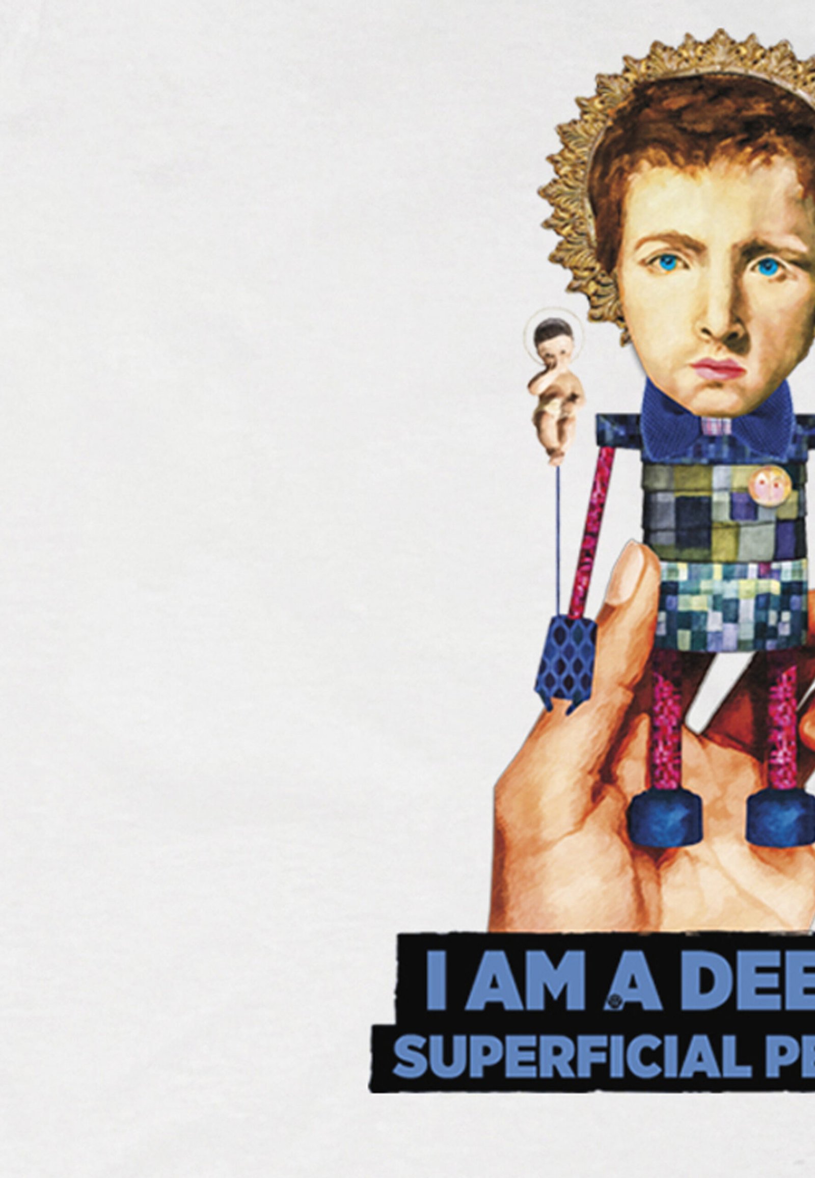 Seetees Saint T-shirt stampa robot