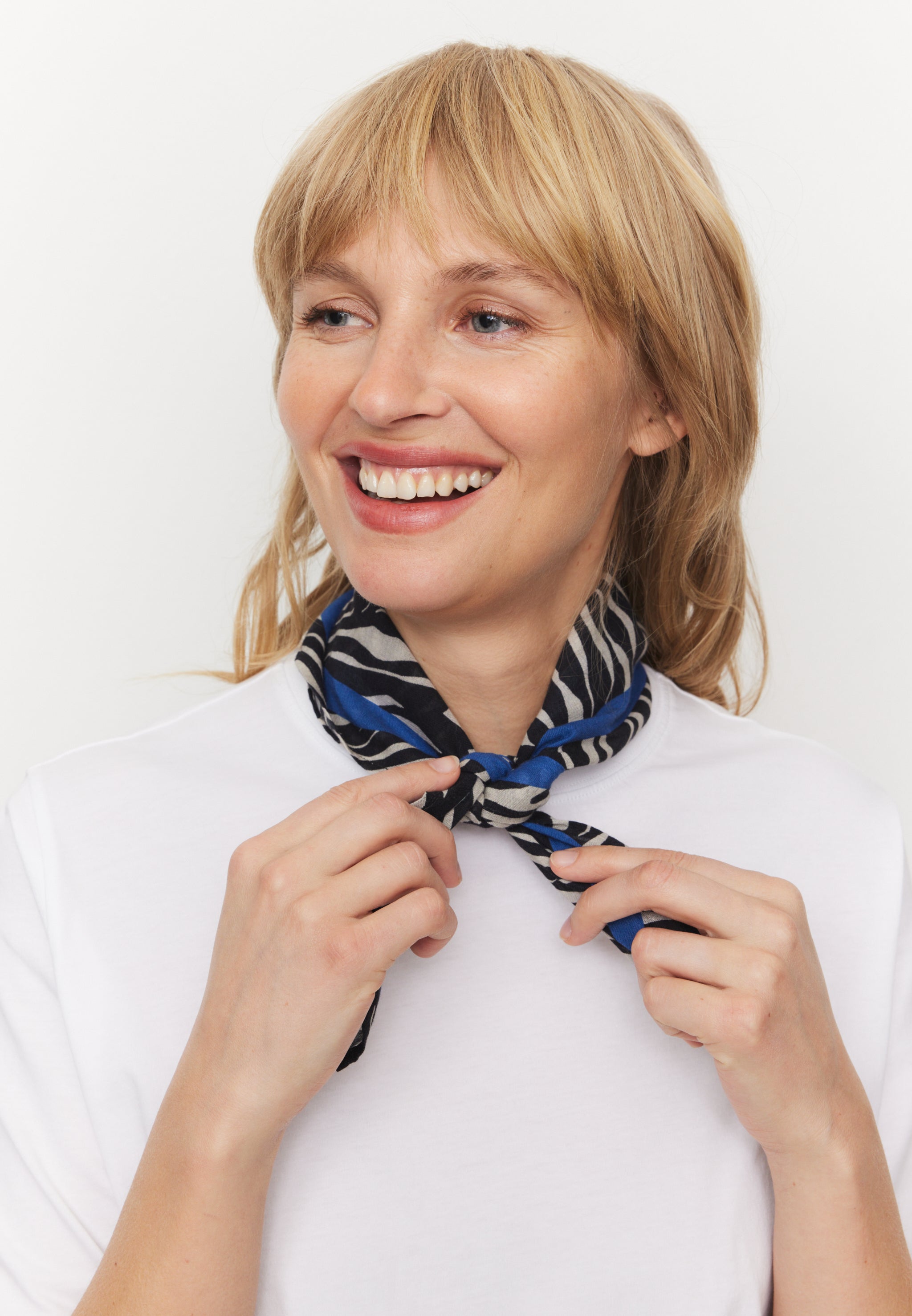 Recolution Bandana Zebra bandana nera cotone bio