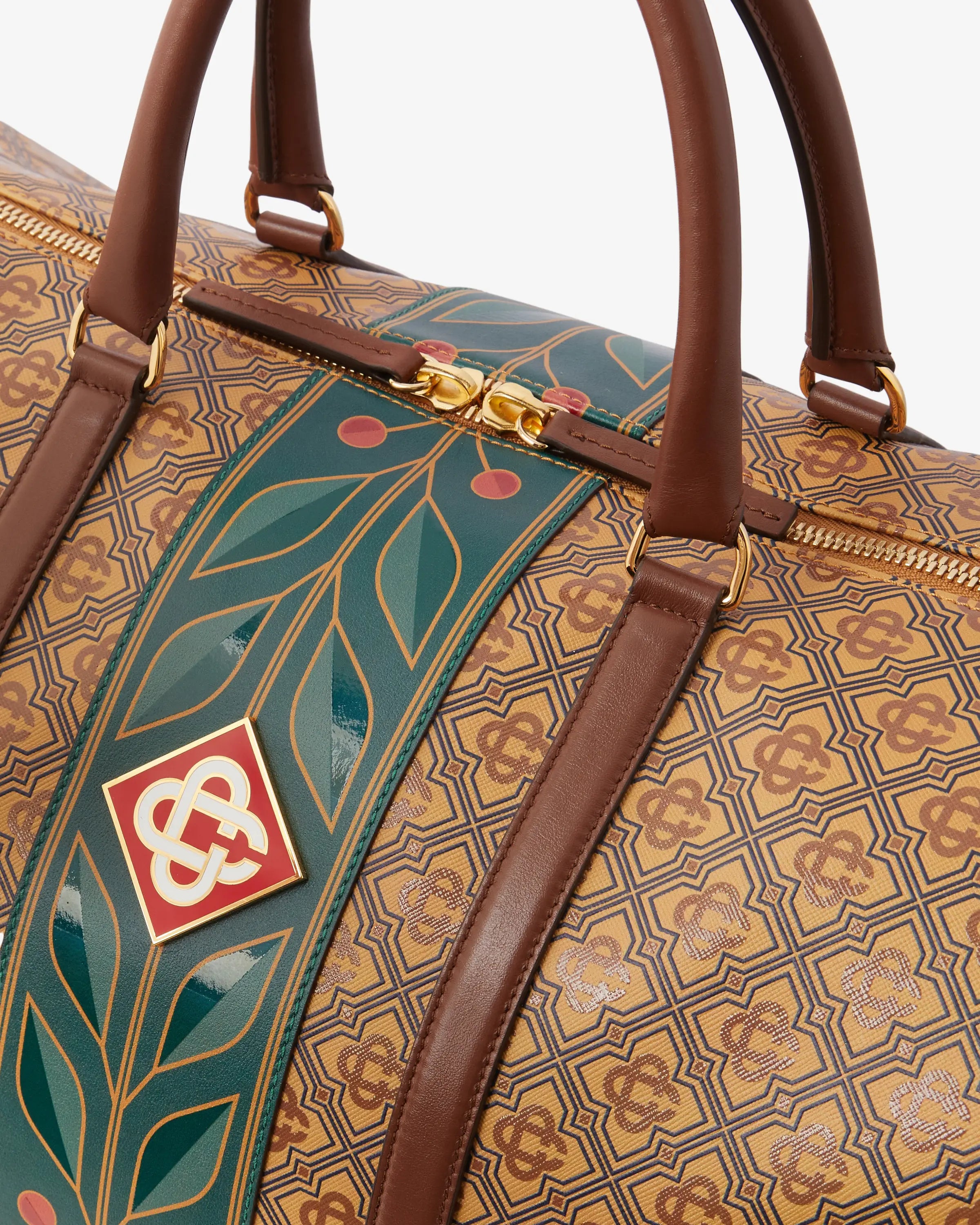 Casablanca weekender beige monogram tela