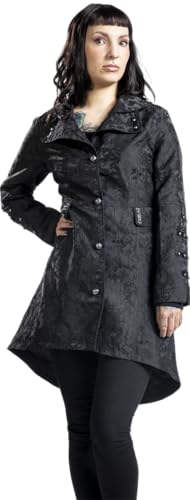 Gothicana by EMP Corsetto t-shirt L cappotto nero borchie