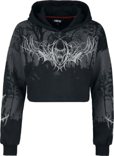 Gothicana by EMP Eternal Allure Felpa Donna Nero L Cappuccio