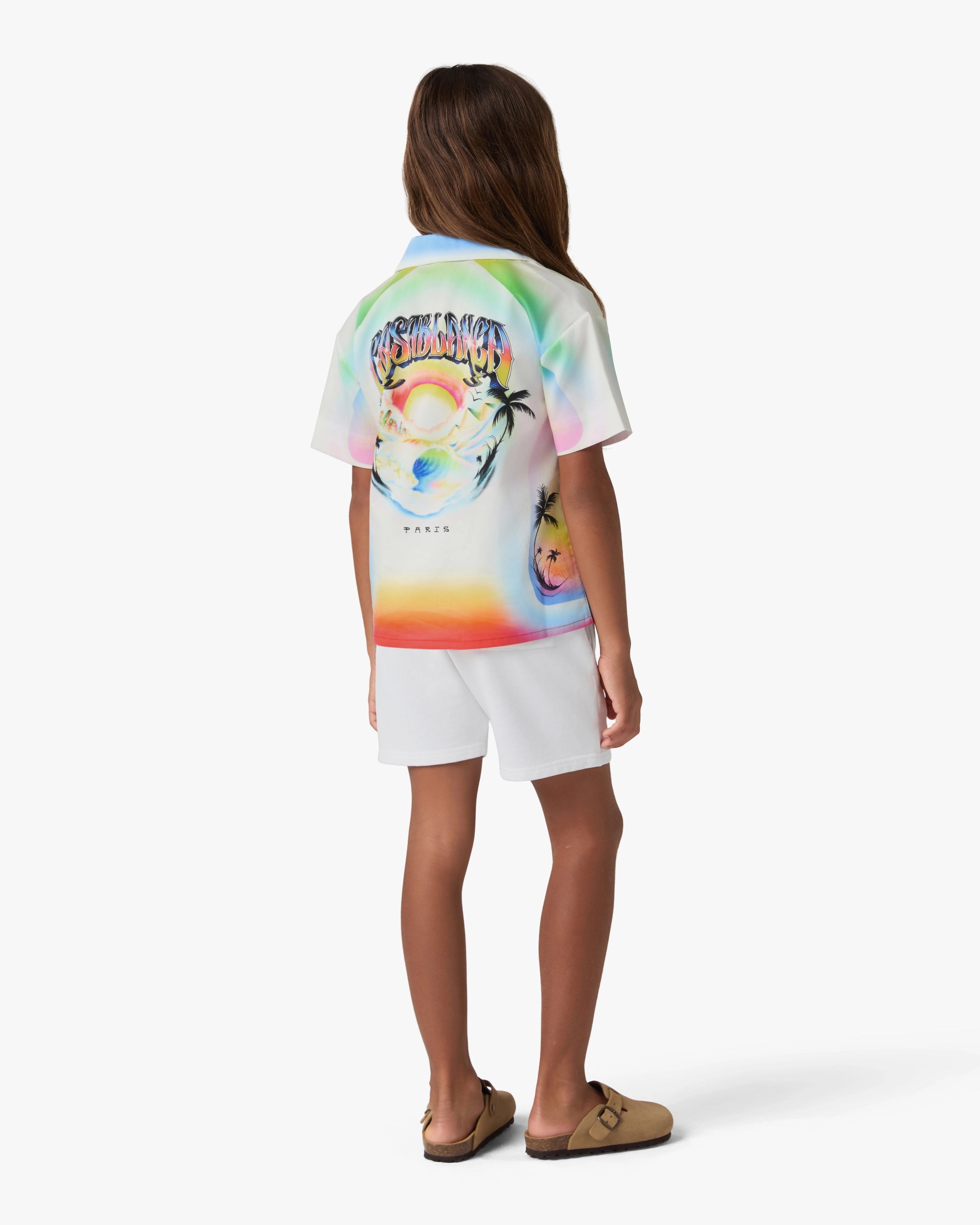 Casablanca Airspray camicia bambino multicolore cotone