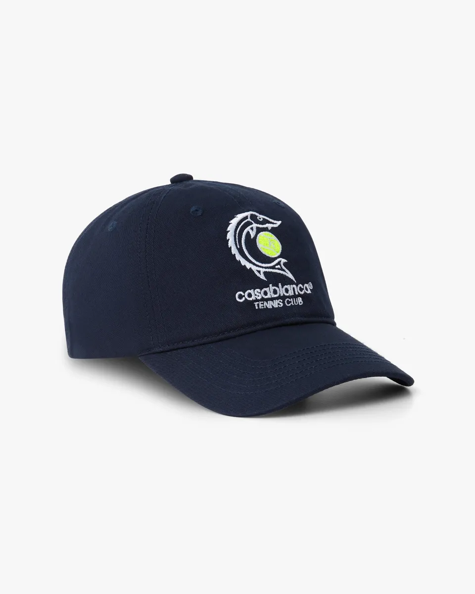 Casablanca Casa Kaspia New York Tennis Club Cap blu navy
