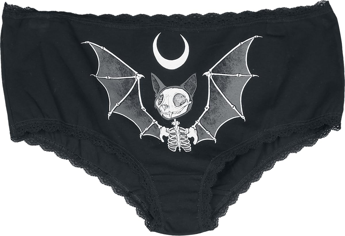 Gothicana by EMP Intimo donna nero 3 pezzi taglia M gotico