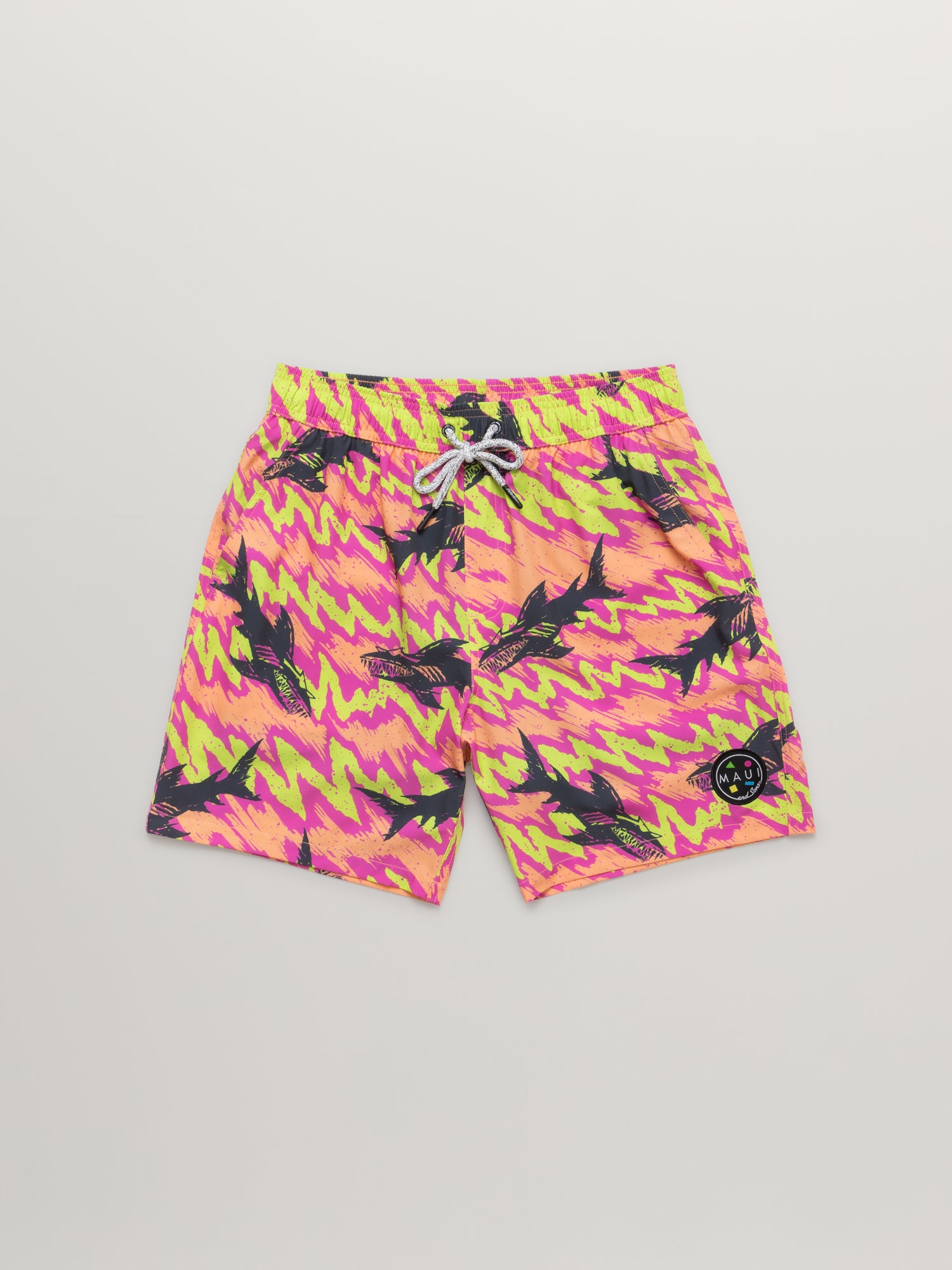 Maui and Sons Frenzy Pantaloncini Mare Rosa Uomo Compressione