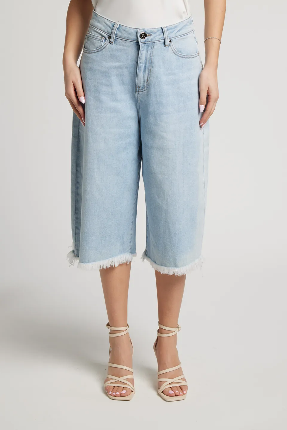 Sarah Chole SJ8944 pantalone largo cotone taglia unica