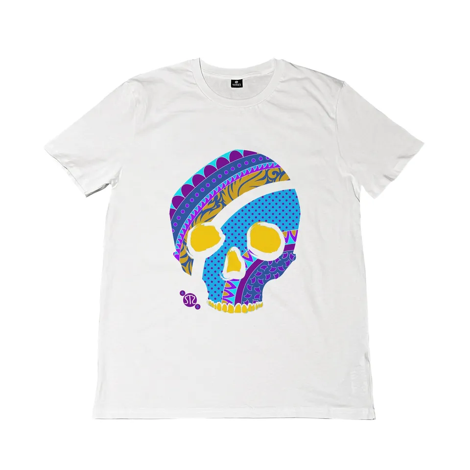 Seetees Skulls 4 of 6 maglietta vestibilità comoda