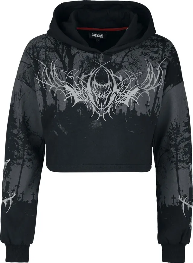 Gothicana by EMP Eternal Allure Felpa Donna Nero L Cappuccio