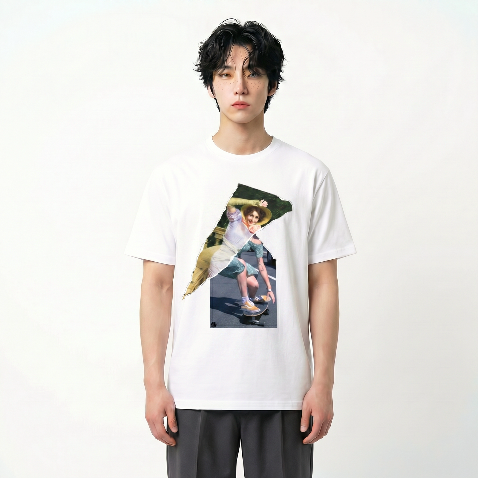 Seetees Skate and Smile t-shirt cotone skate