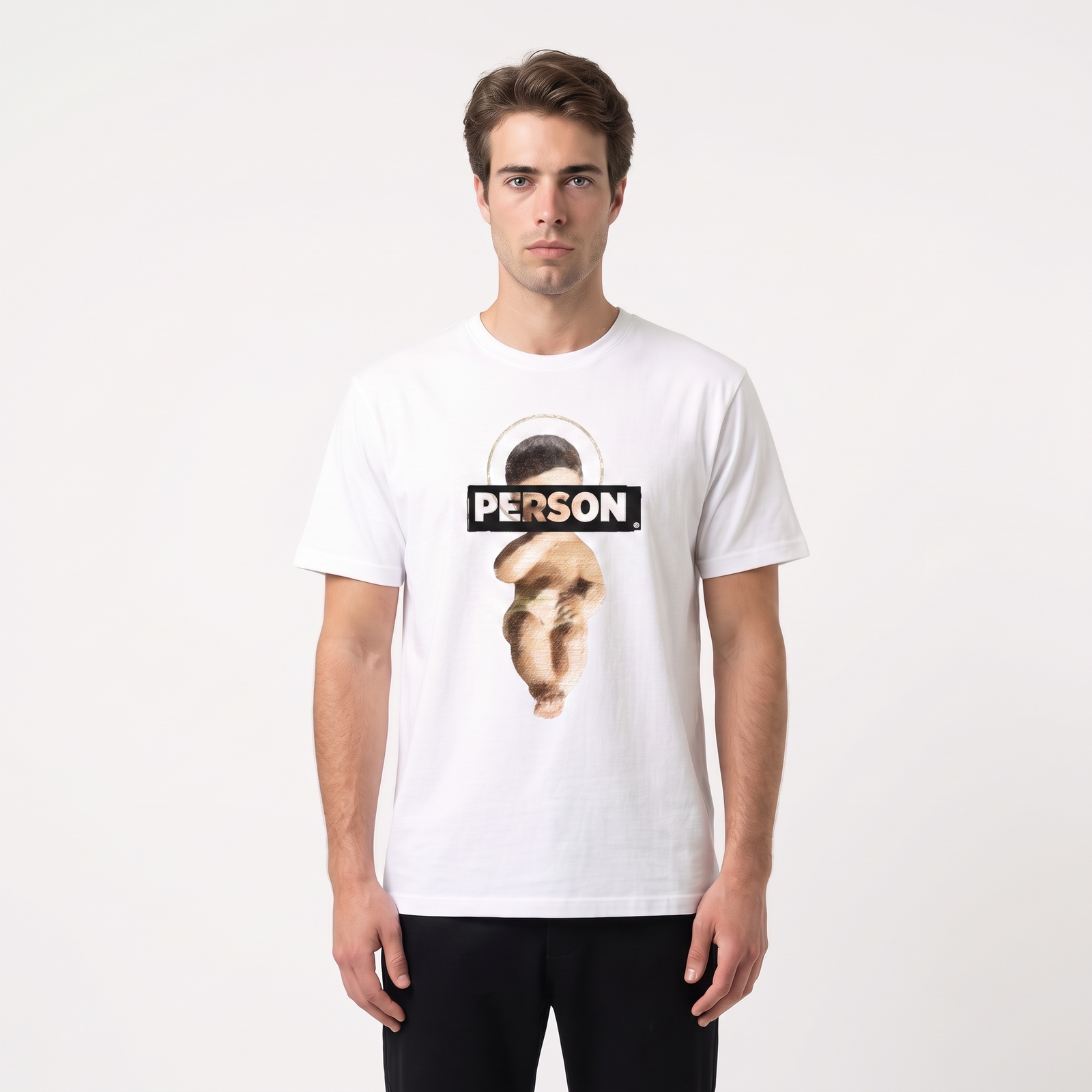 Seetees Saint’s Jesus t-shirt stampa sci-fi