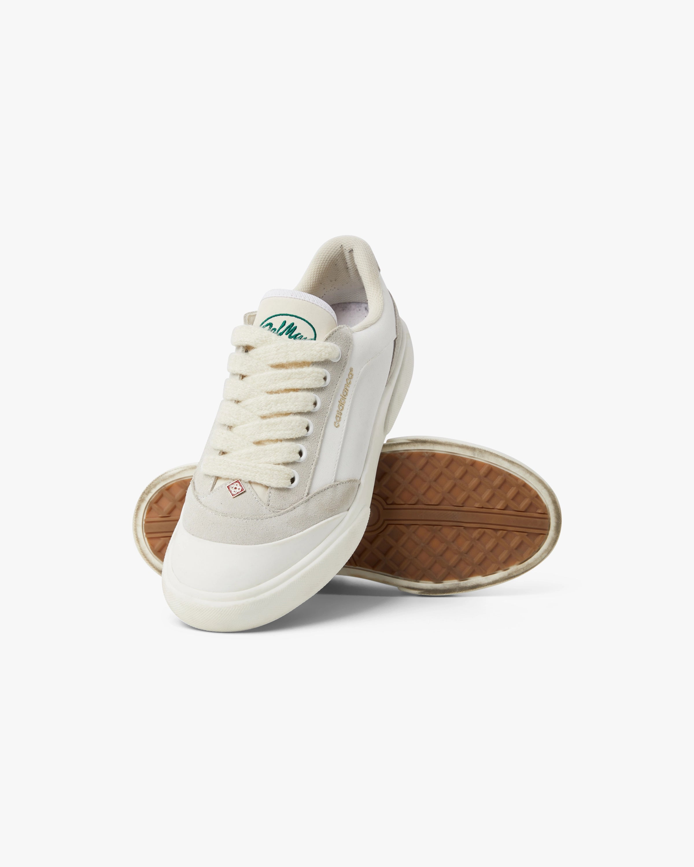 Casablanca Del Mar sneakers uomo off-white pelle tessuto