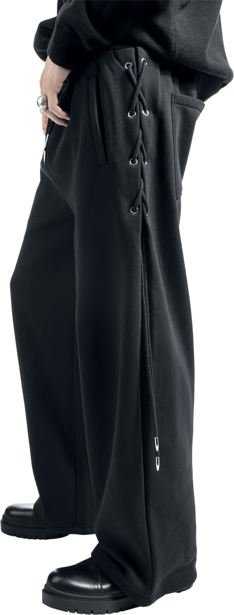 Gothicana by EMP Velum Noctis pantaloni tuta L neri