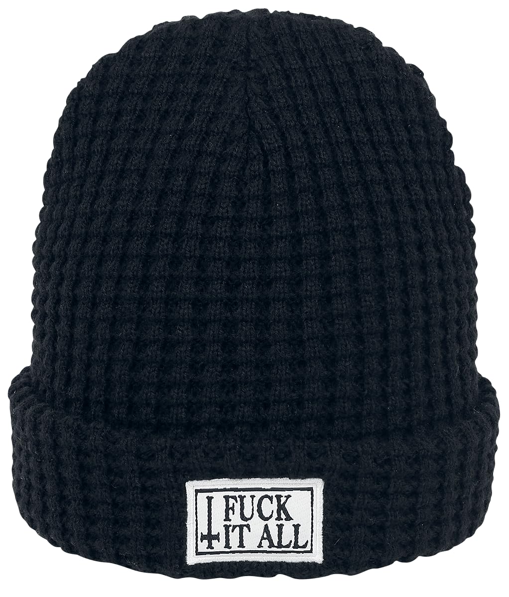 Gothicana Berretto Nero Maglia Unisex Basic