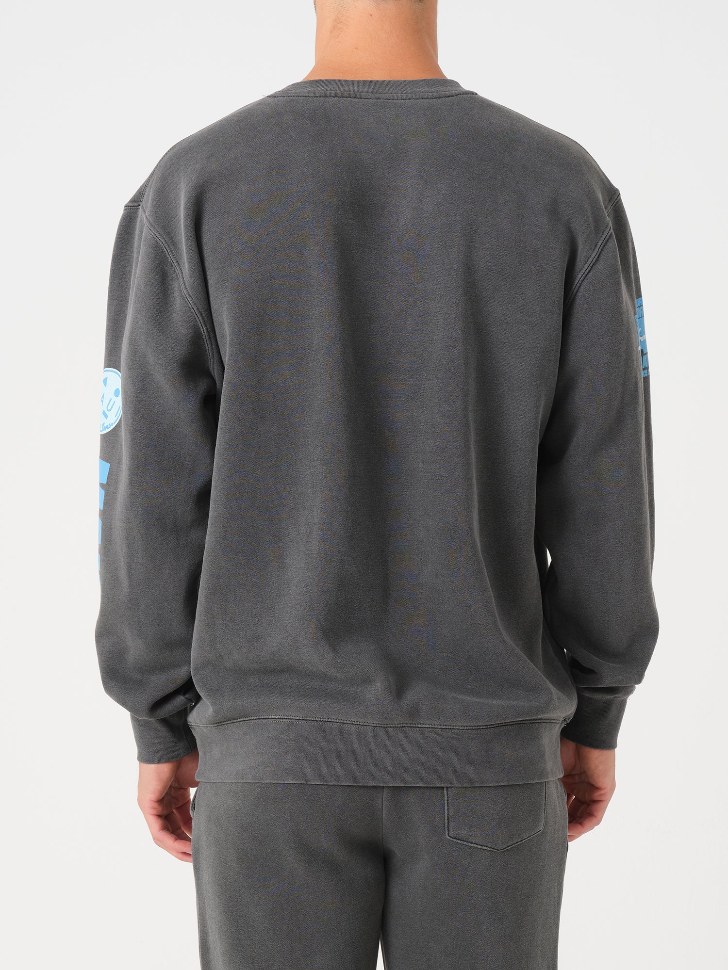 Maui and Sons Original Crew felpa nera in cotone