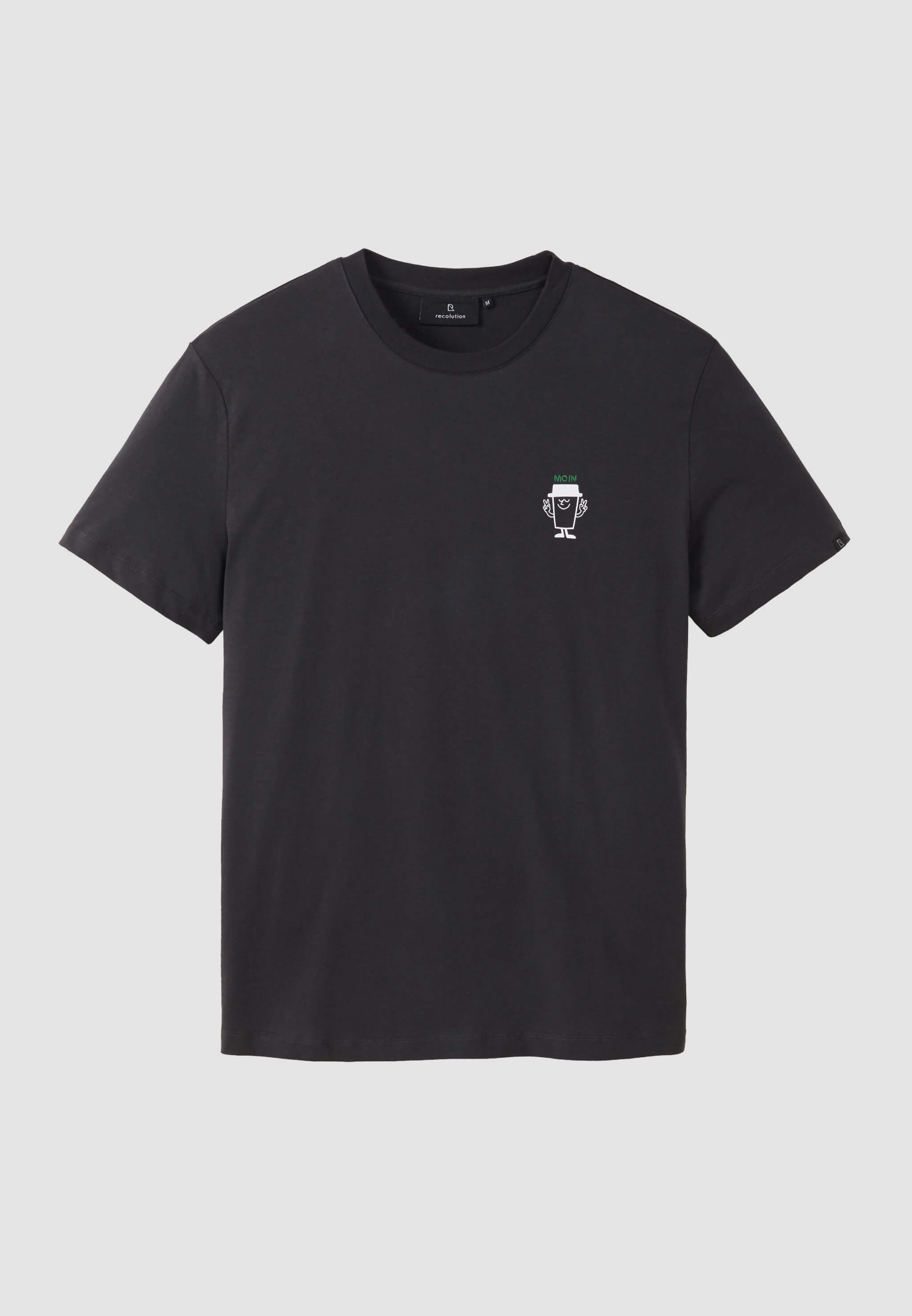 Recolution Agave Moin Coffee t-shirt nero cotone bio