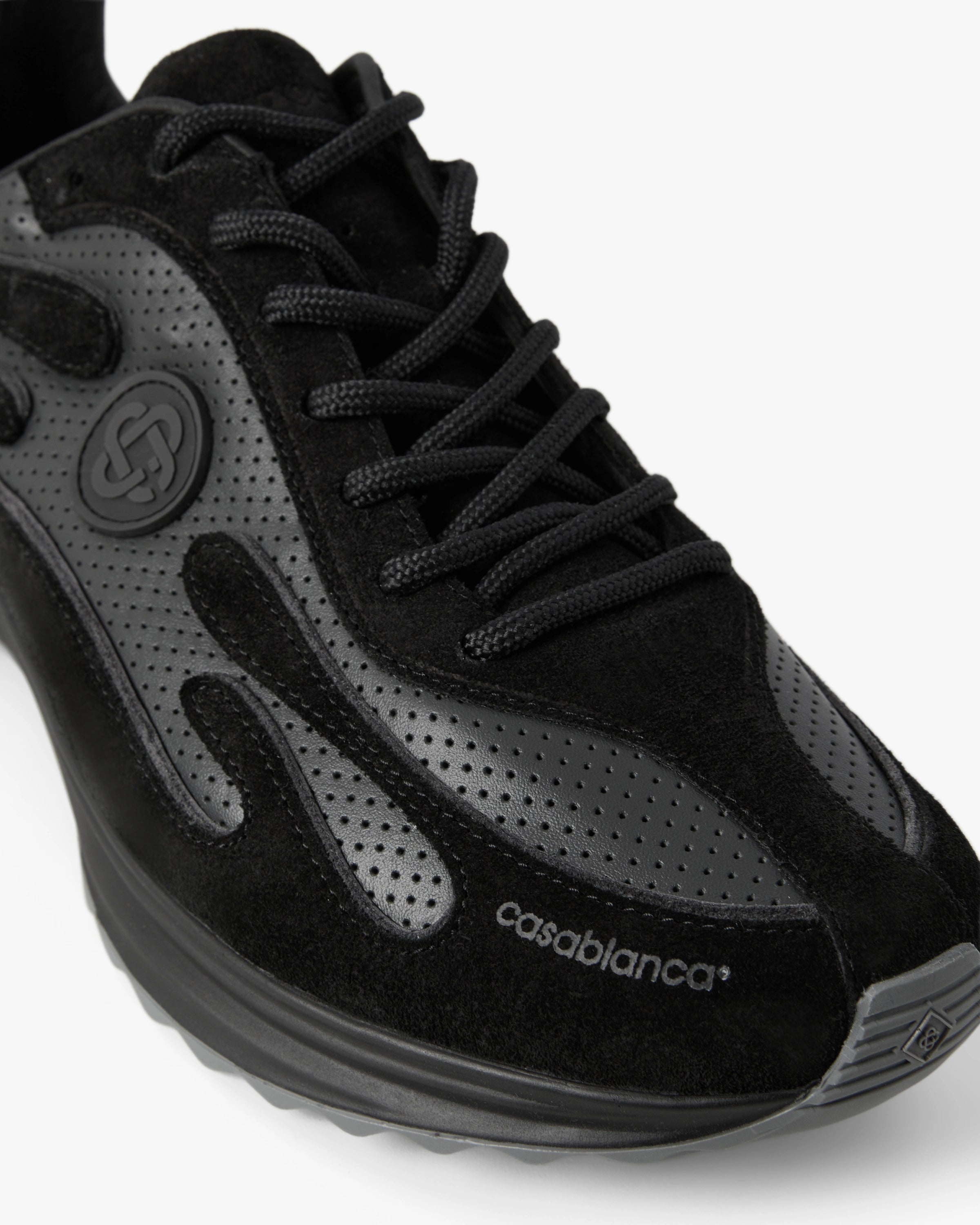 Casablanca Stade Sneaker Uomo Nero Tessuto