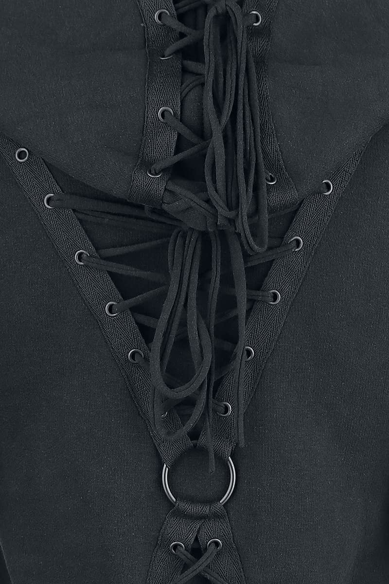 Gothicana by EMP giacca nera cappuccio 5XL gotica