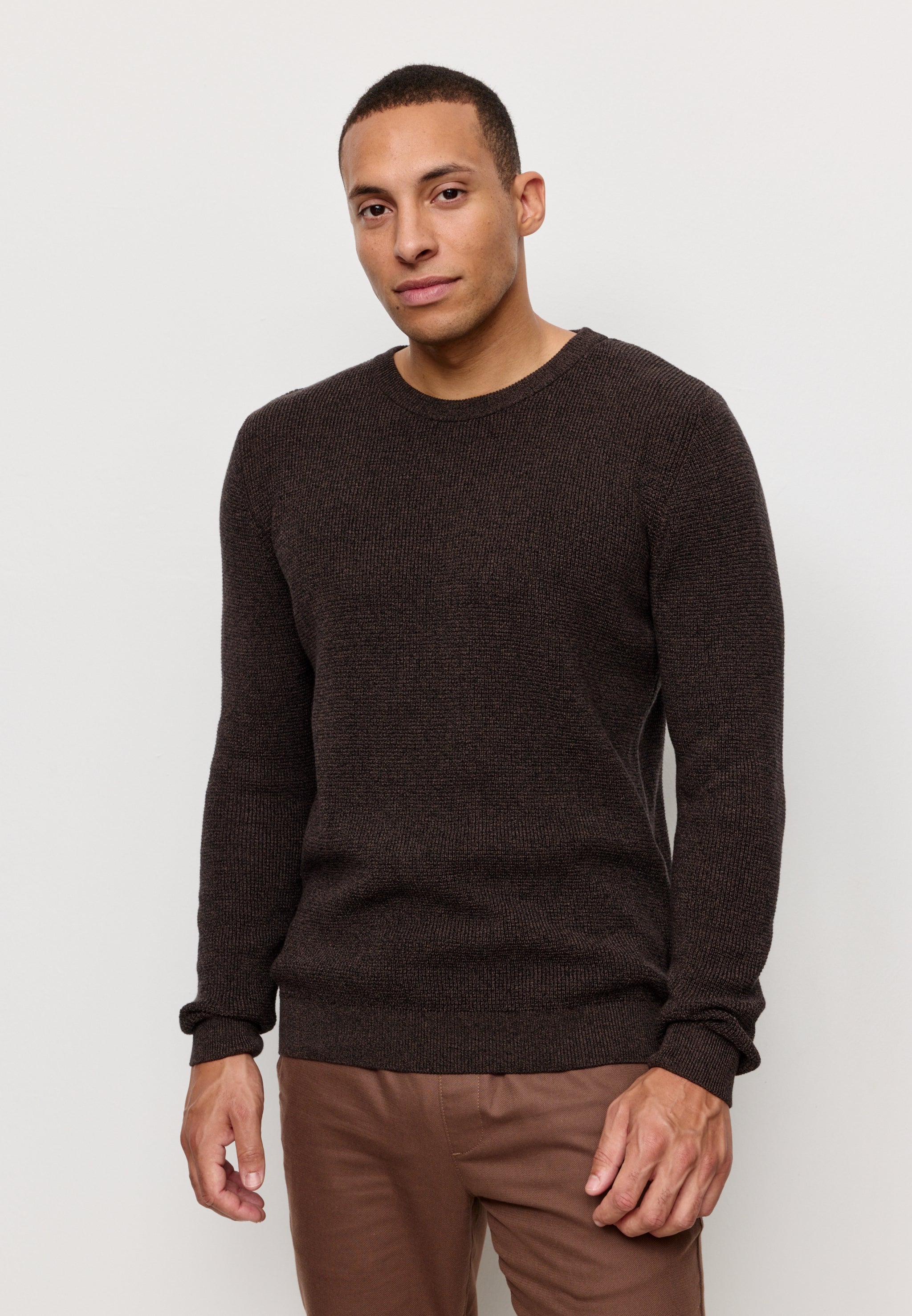 Recolution Bacopa maglione cotone taupe caldo