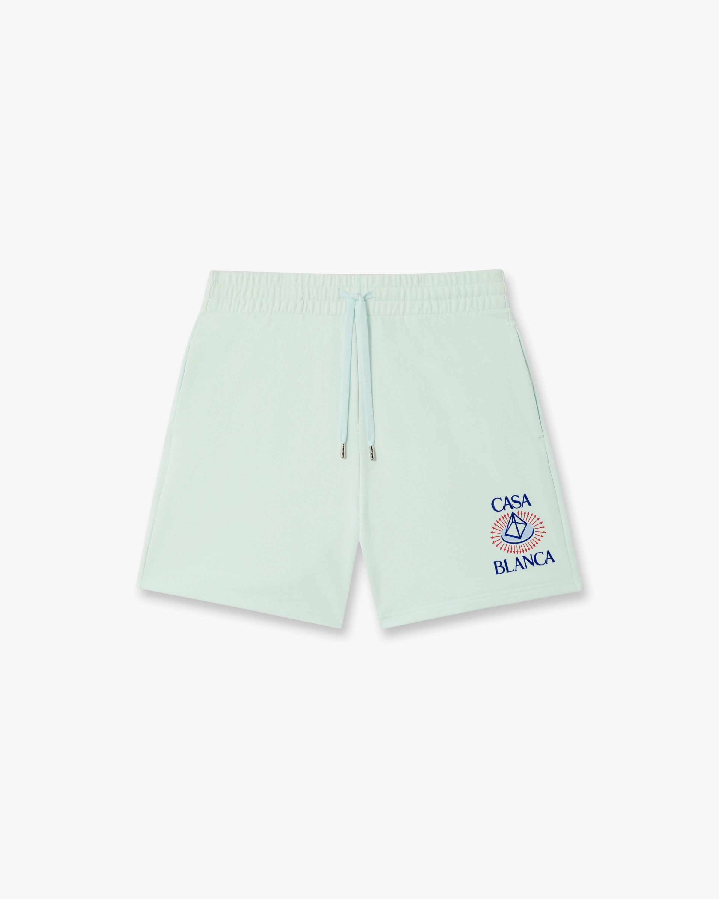 Casablanca Celestial Pyramid Shorts Azzurri Cotone Bio