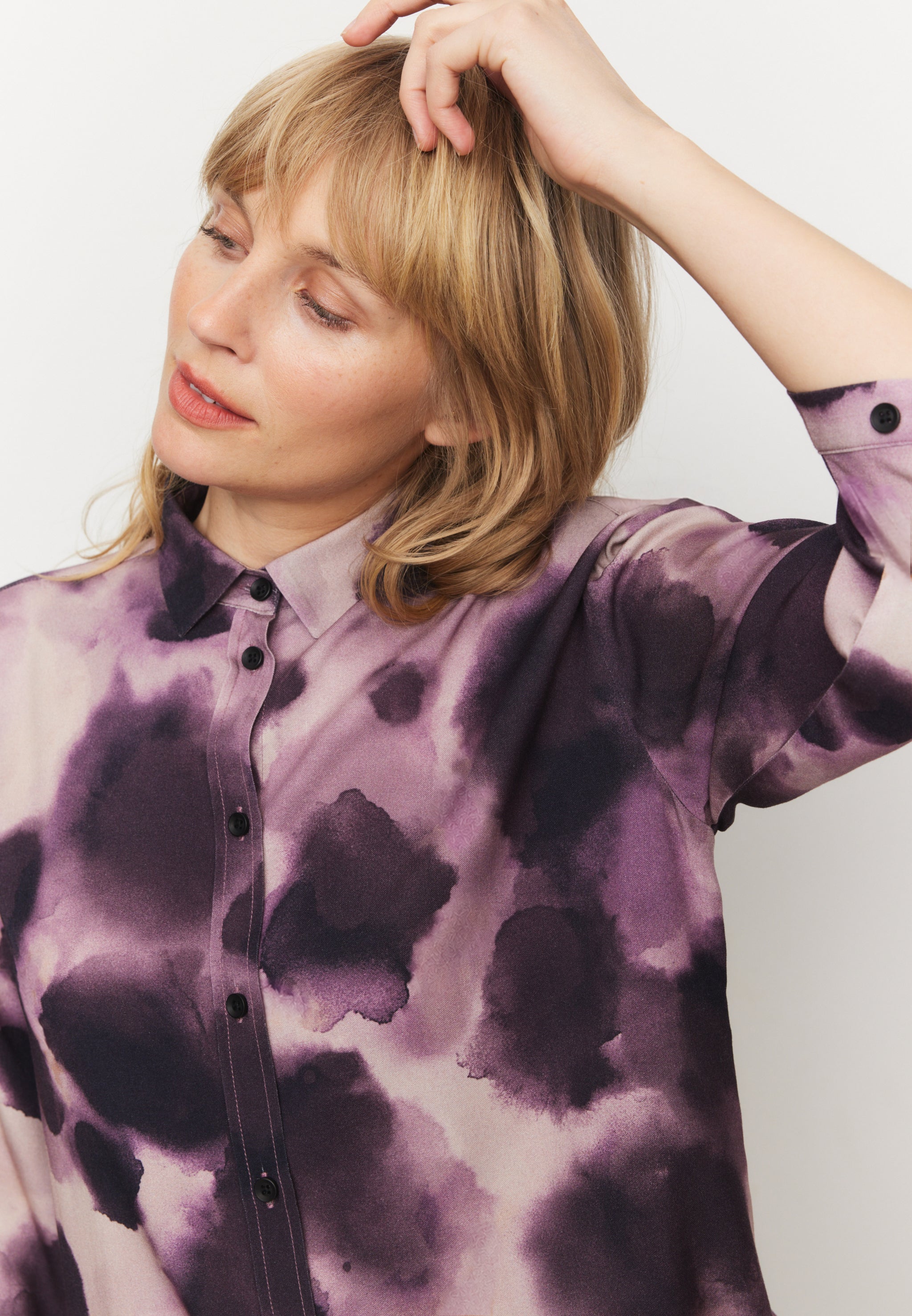 Recolution Cypress Waterdrop camicia donna uva viscosa