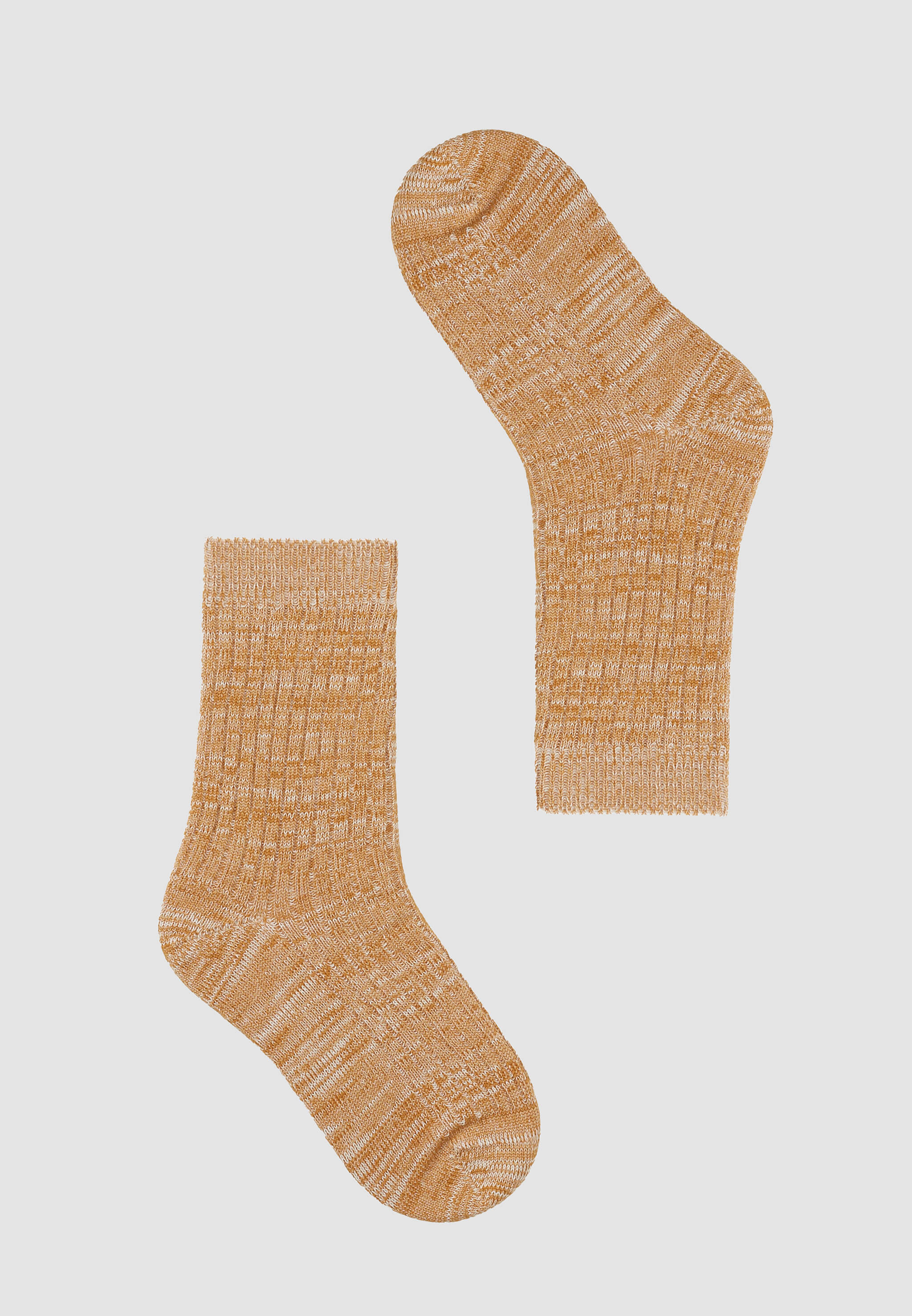 Recolution Tipu Mouline calzini cotone bio caramel