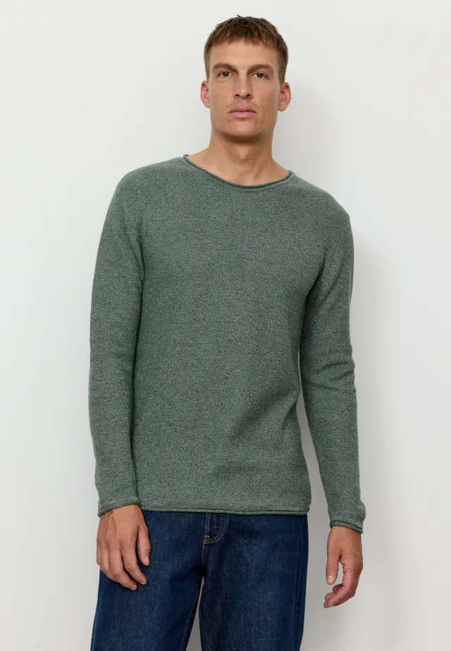 Recolution Eukalyptus maglione uomo green effetto melange