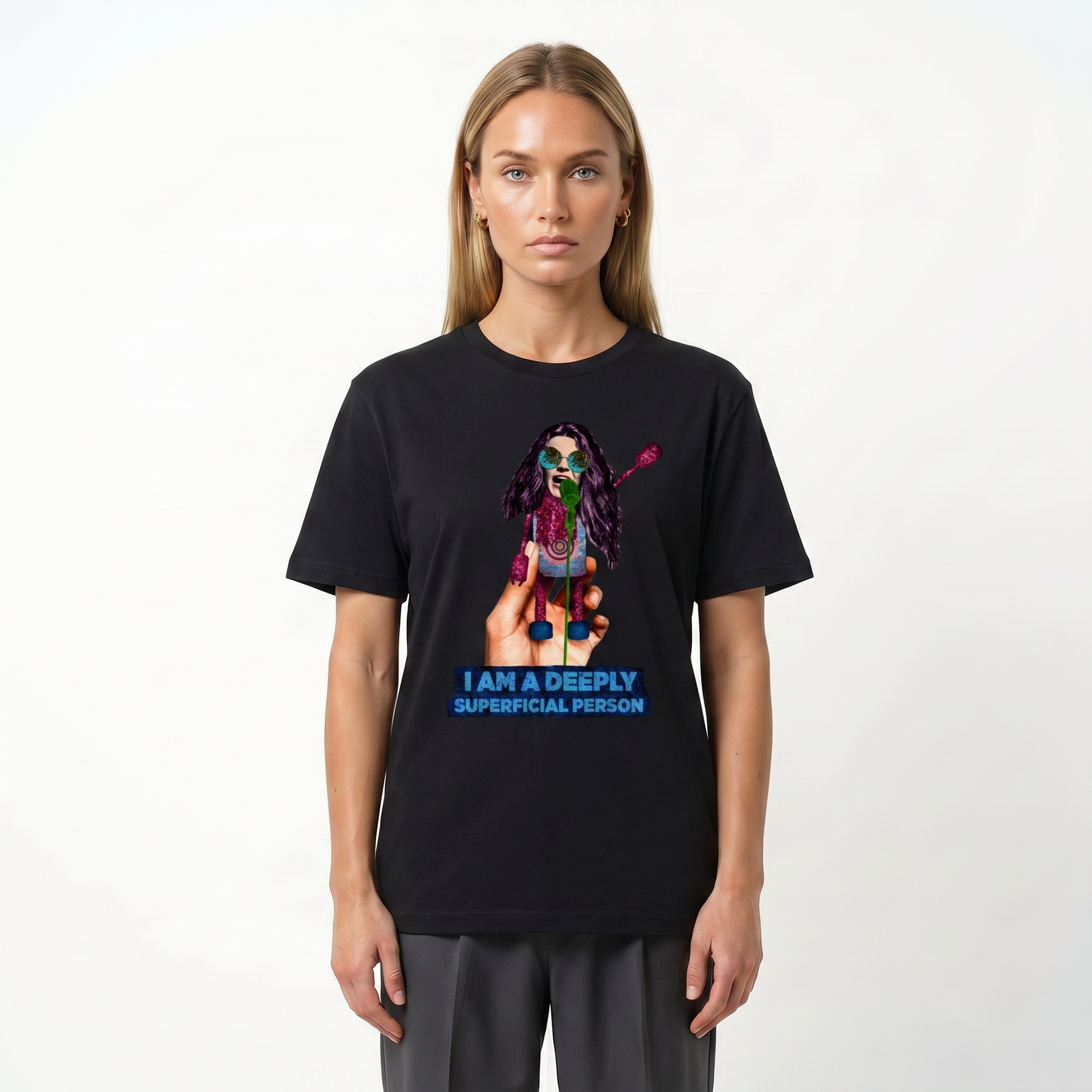 Seetees Janis t-shirt grafica robot sci-fi