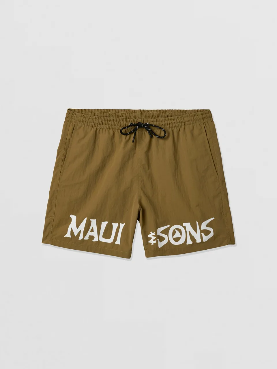 Maui and Sons Stonewave Pool Shorts pantaloncini neri nylon