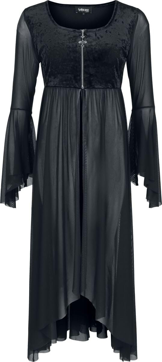 Gothicana by EMP cardigan L nero con ricamo