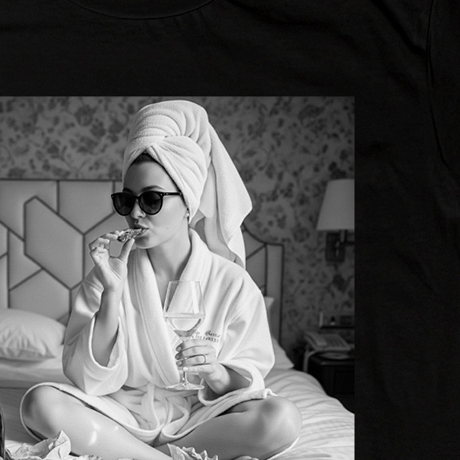 Seetees Bollicine Time t-shirt grafica brindisi