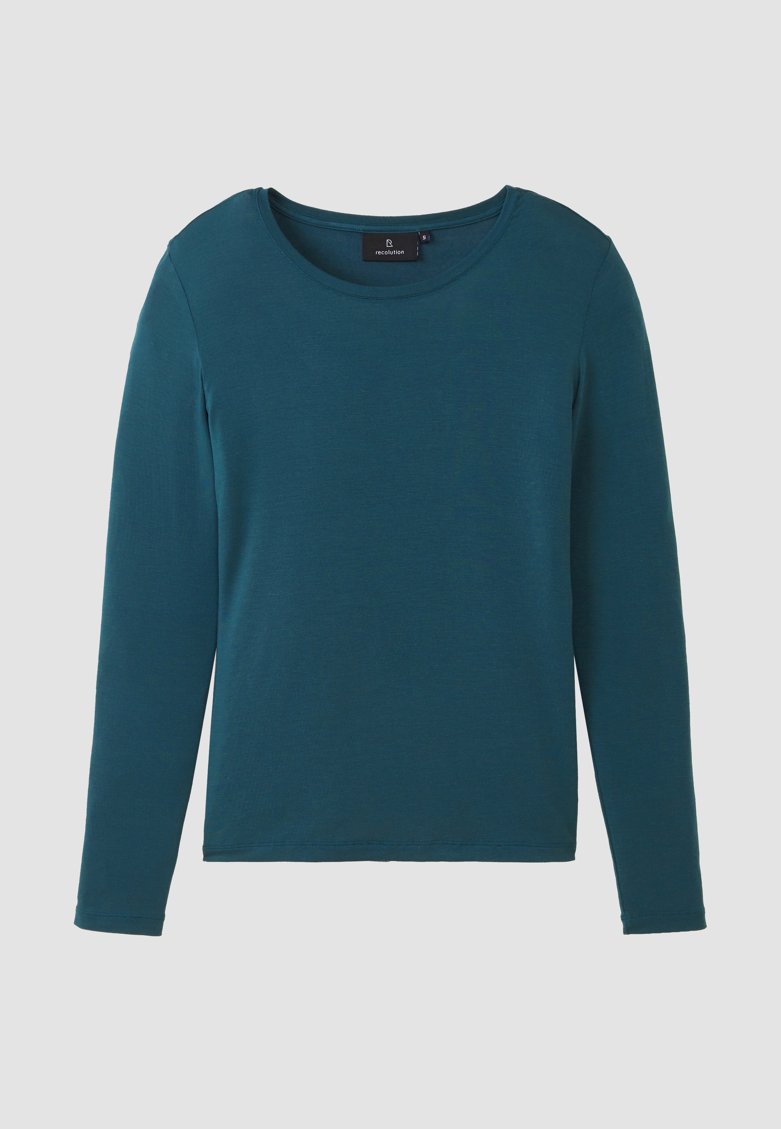 Recolution Avenuela maglia manica lunga verde modal