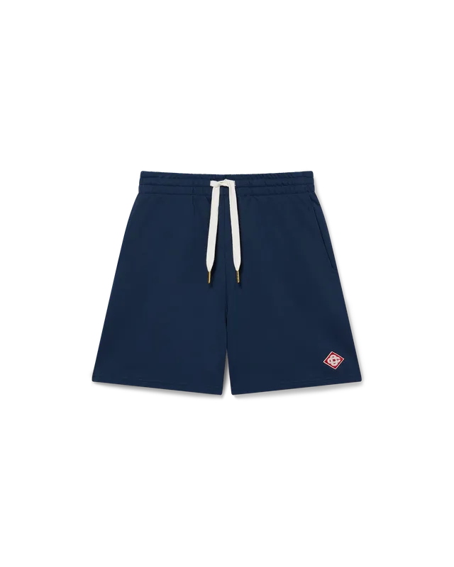 Casablanca Diamond Logo pantaloncini sweat blu fade