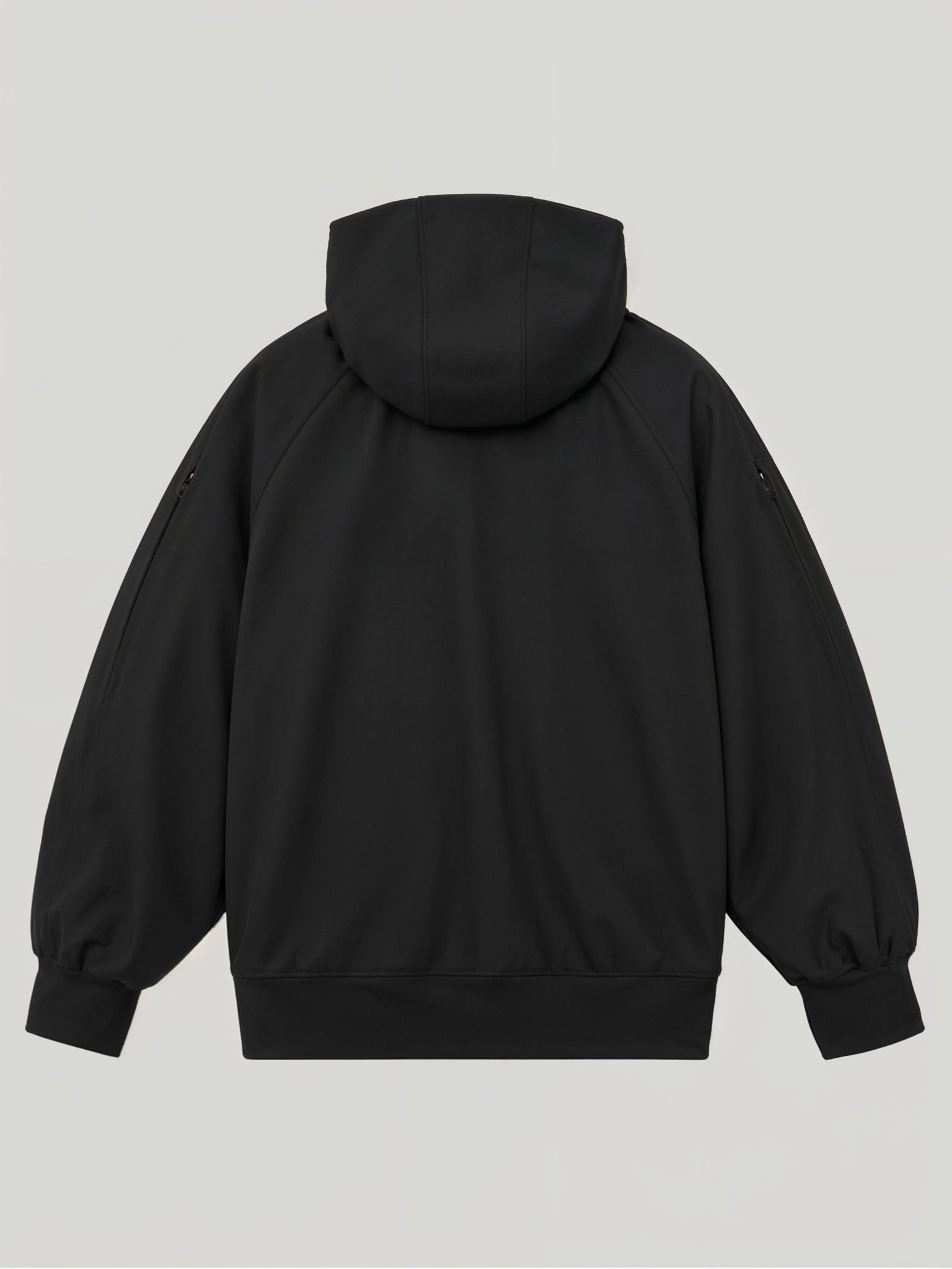 Noskra Neo Felpa cappuccio nera neoprene tasche zip