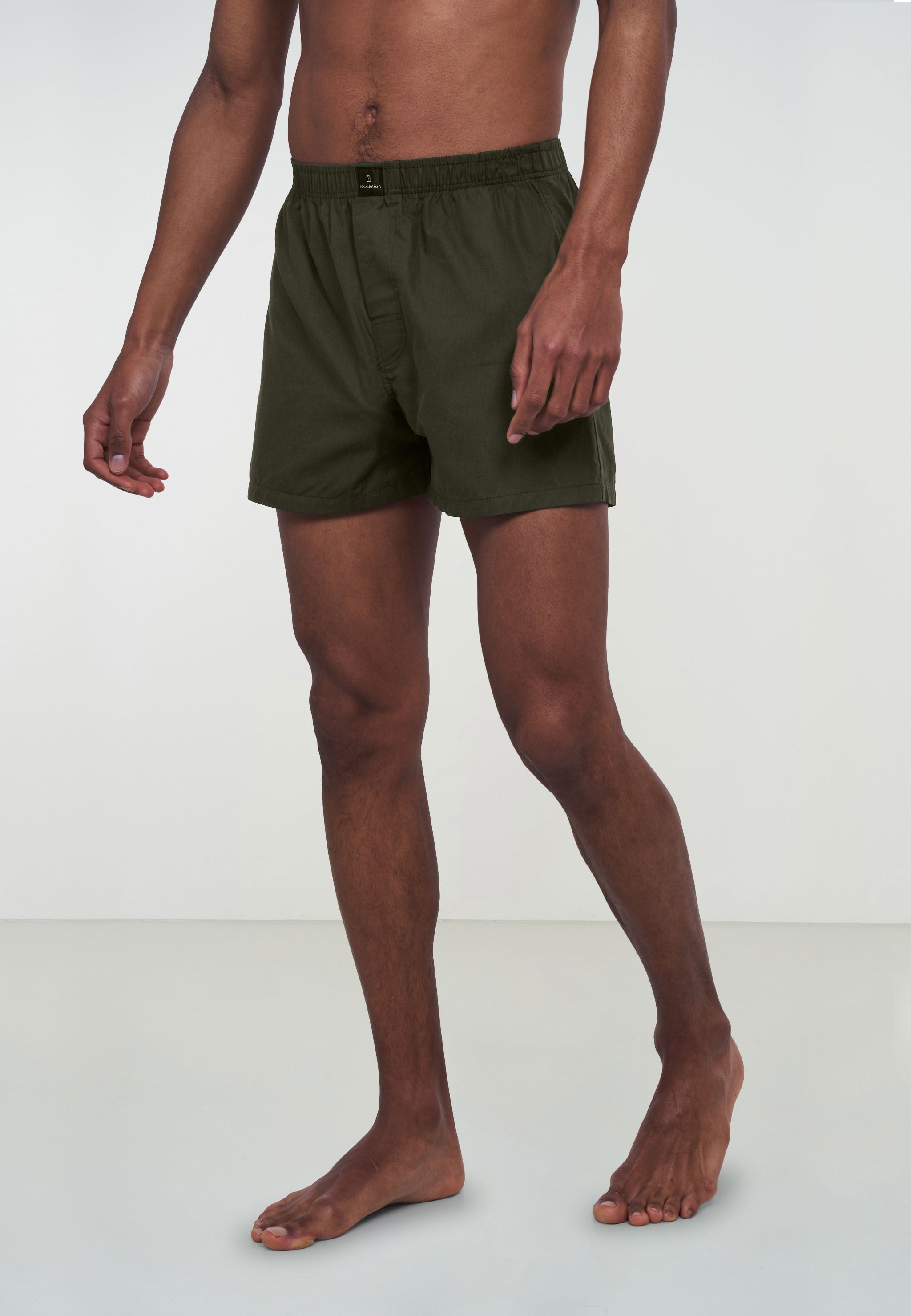 Recolution Amargo boxer verde oliva cotone bio