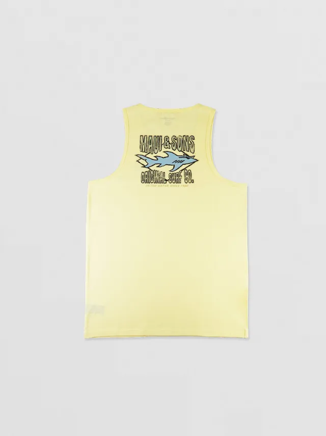 Maui and Sons Biting Edge canotta uomo squalo