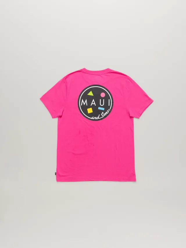 Maui and Sons Neon Cookie Logo t-shirt neon cotone