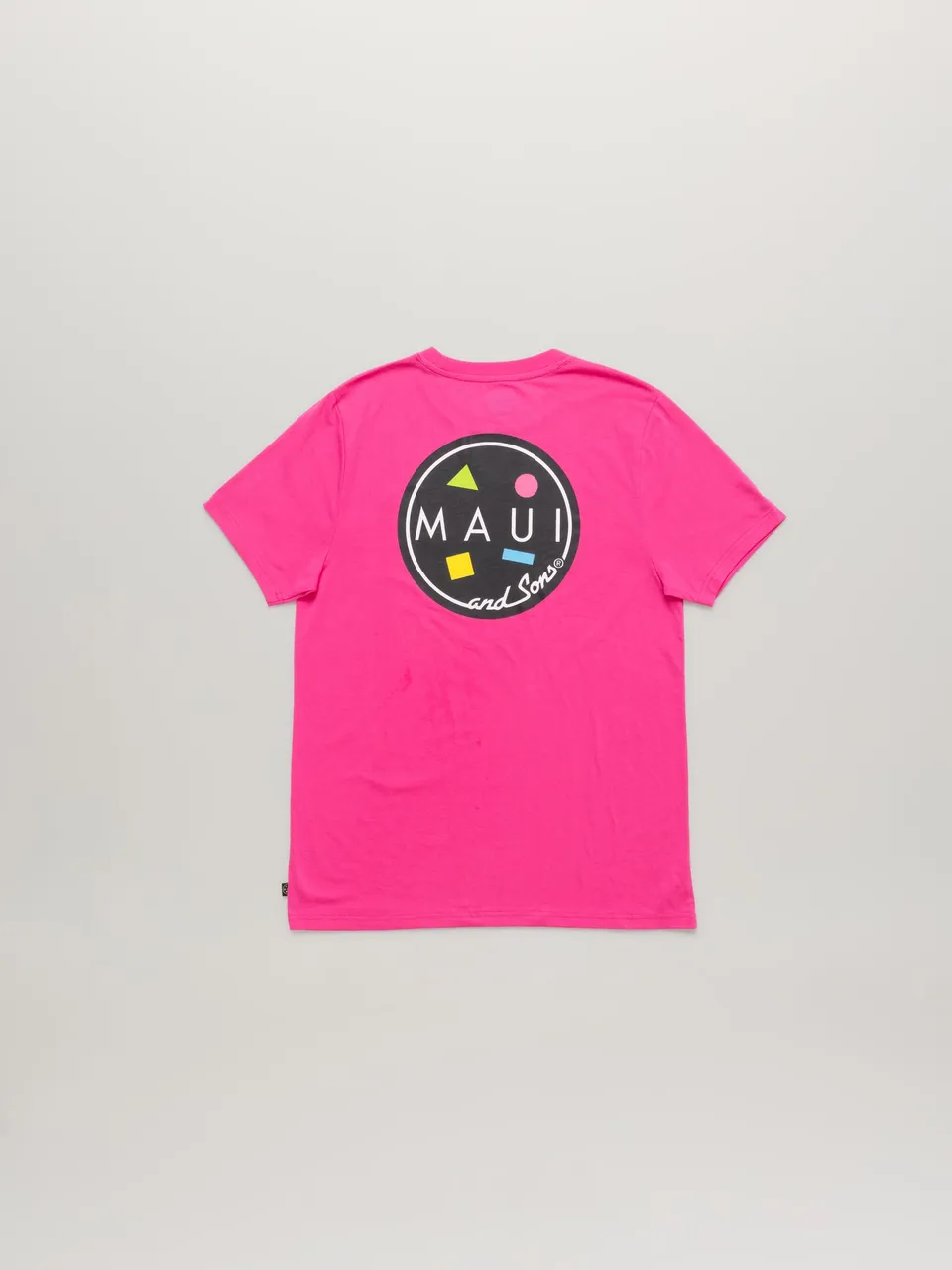 Maui and Sons Neon Cookie Logo t-shirt neon cotone