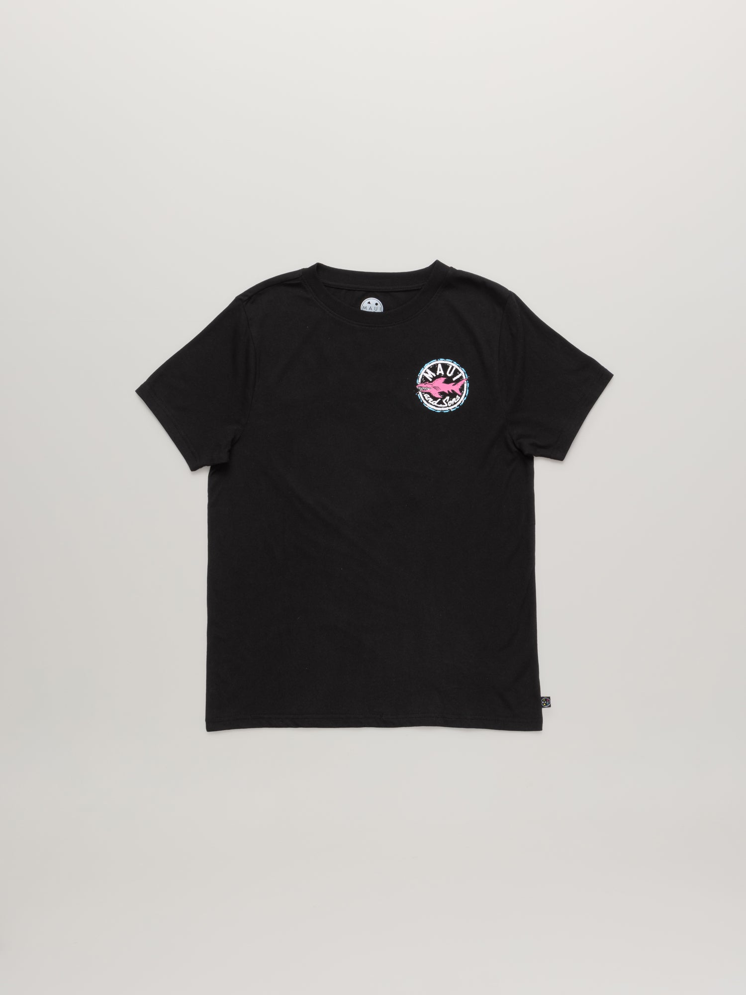 Maui and Sons Aggro maglietta classica nera cotone