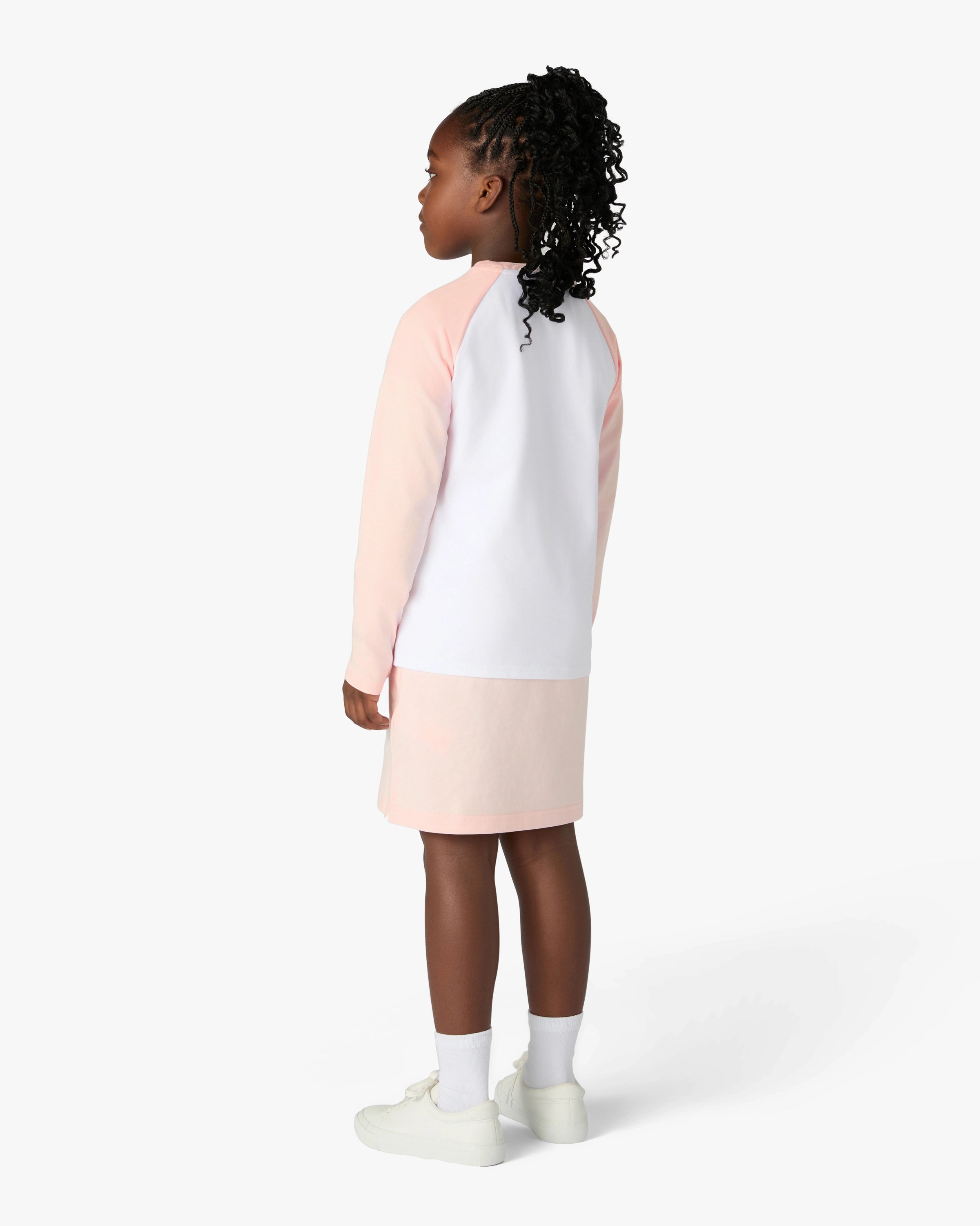 Casablanca Oranges Baseball maglia manica lunga bianco rosa