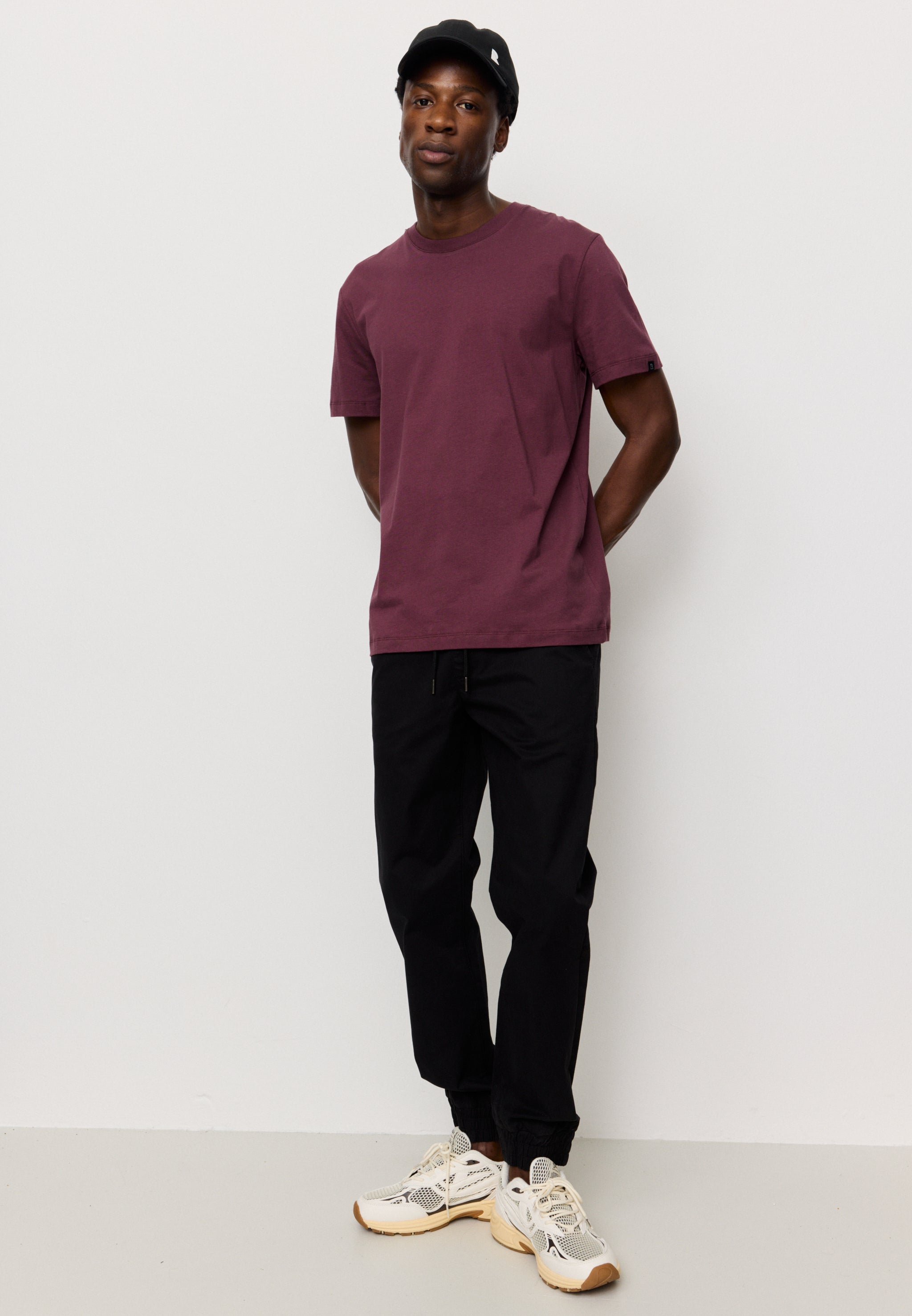 Recolution Musa pantalone chino nero elastico