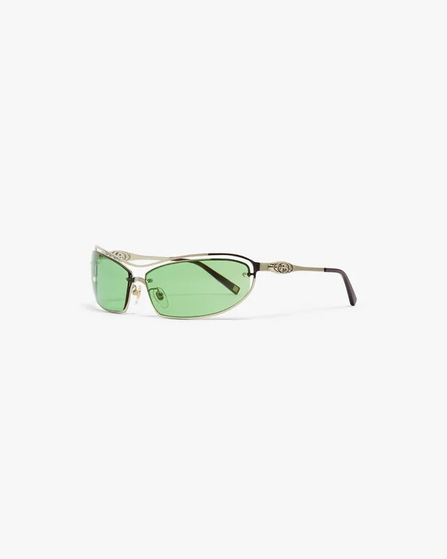 Casablanca Spiral occhiali da sole verde unisex