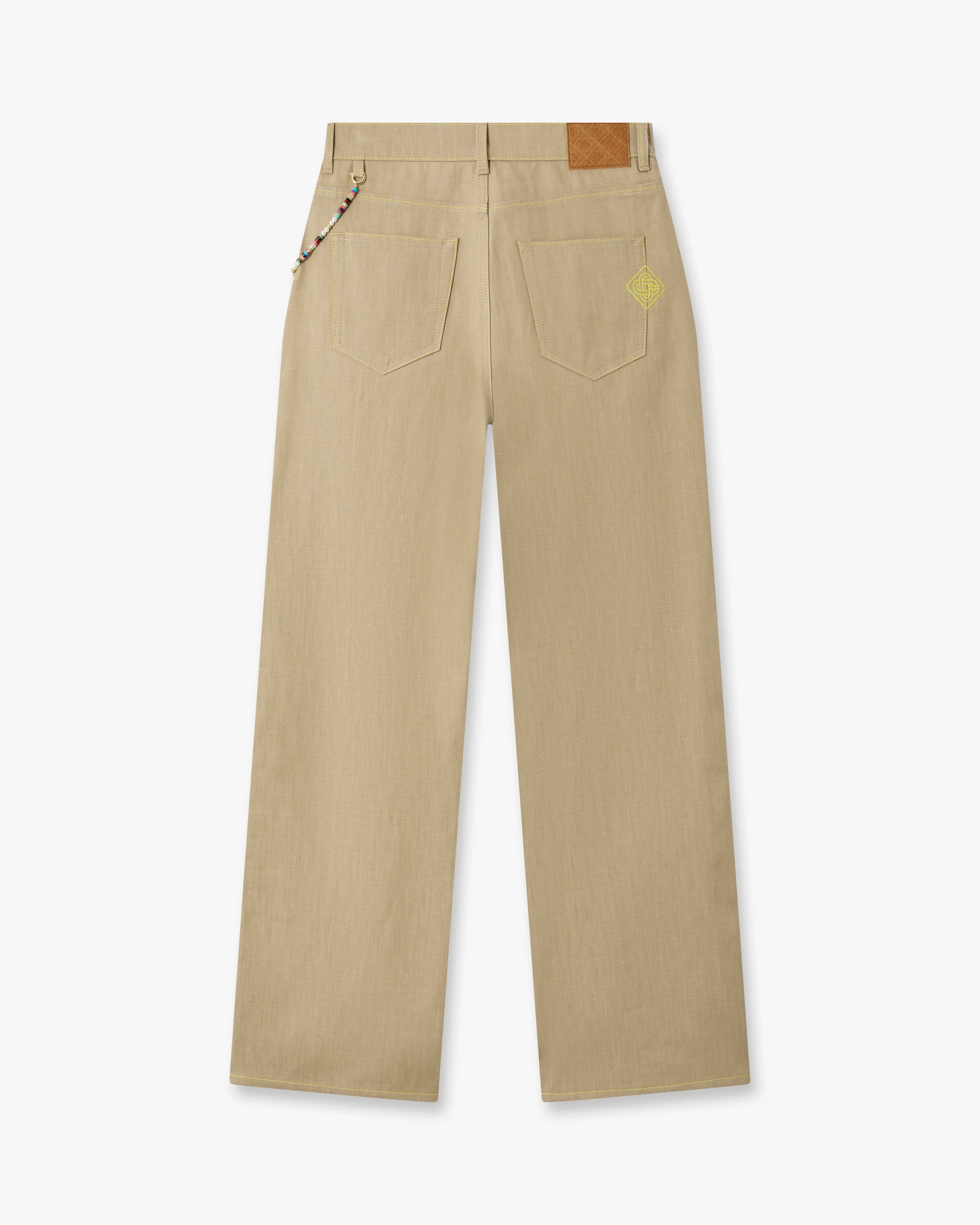Casablanca Desert Canvas Jeans Donna Beige Cotone