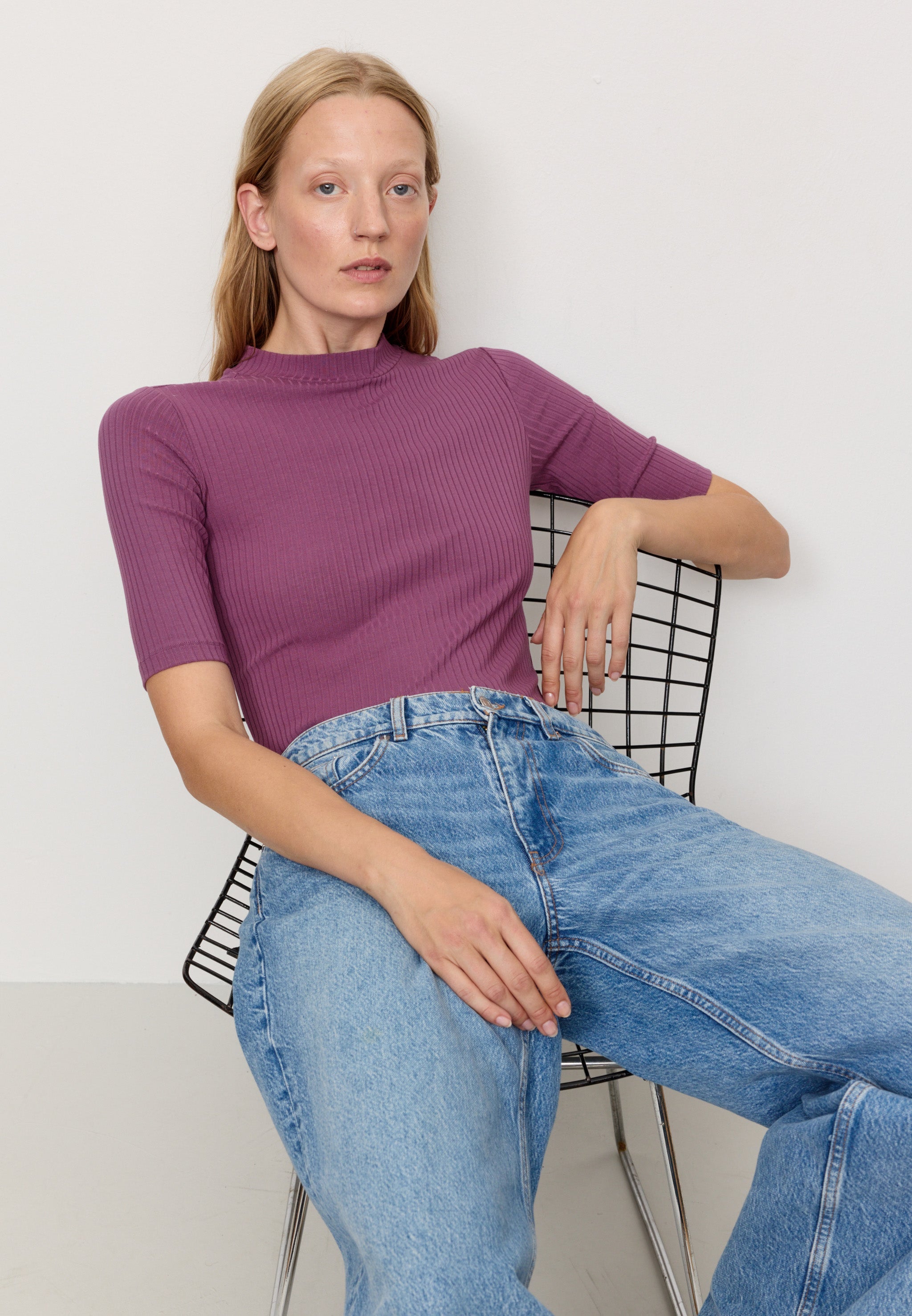 Recolution Dandelion t-shirt donna bordeaux viscosa