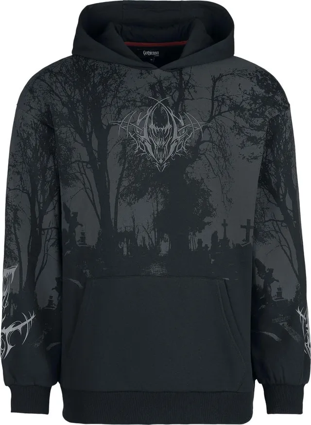 Gothicana by EMP Eternal Allure Felpa Uomo Nero L Cappuccio