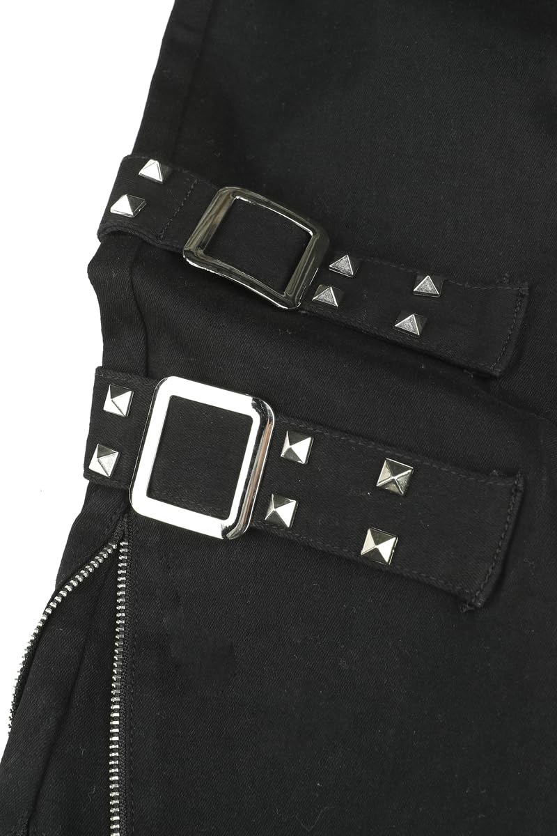 Gothicana by EMP pantaloni neri 33W/34L borchie