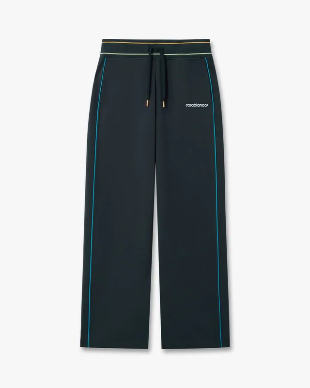 Casablanca Low-Rise Punto jogger punto blu cotone