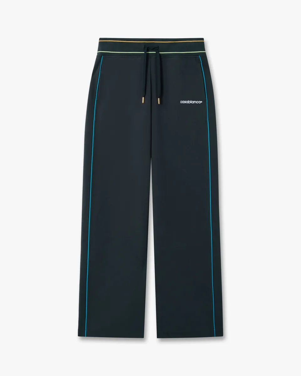Casablanca Low-Rise Punto jogger punto blu cotone